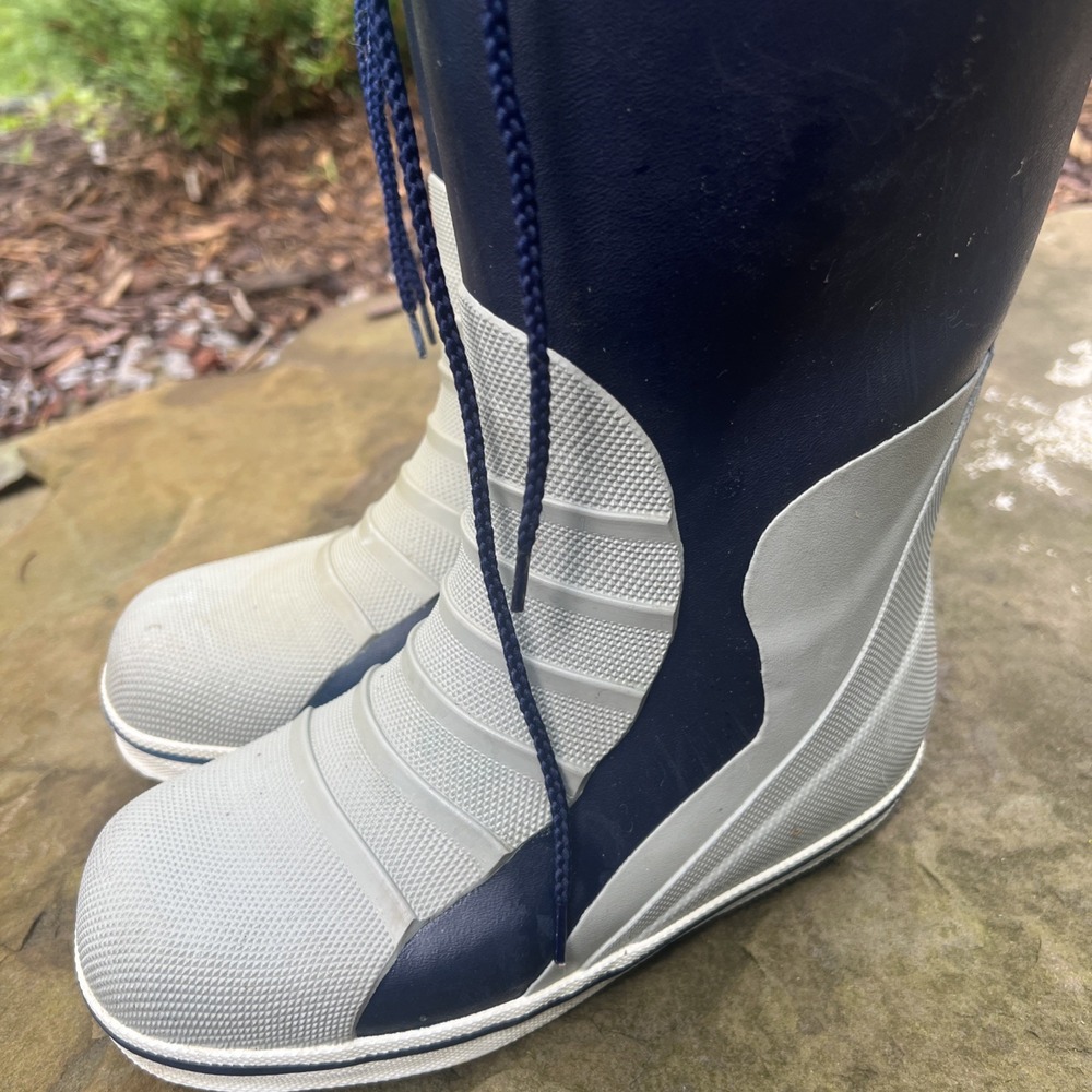 Vtg Douglas Gill Waterproof Marine Boating Women's Tall Boots US 4 Euro‎  35 - Picture 2 of 16